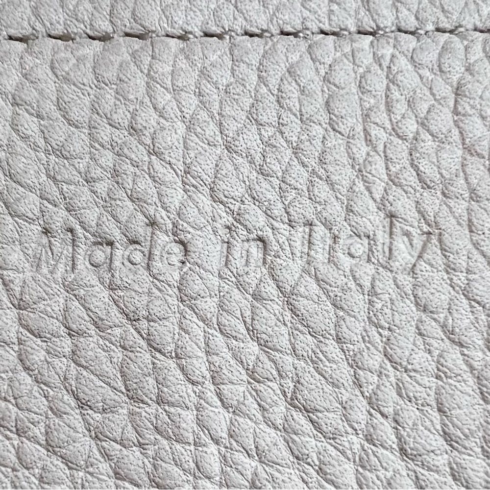 CELINE Tri Fold Small Grained Creamy Calfskin Leather Satchel - Picture 9 of 13